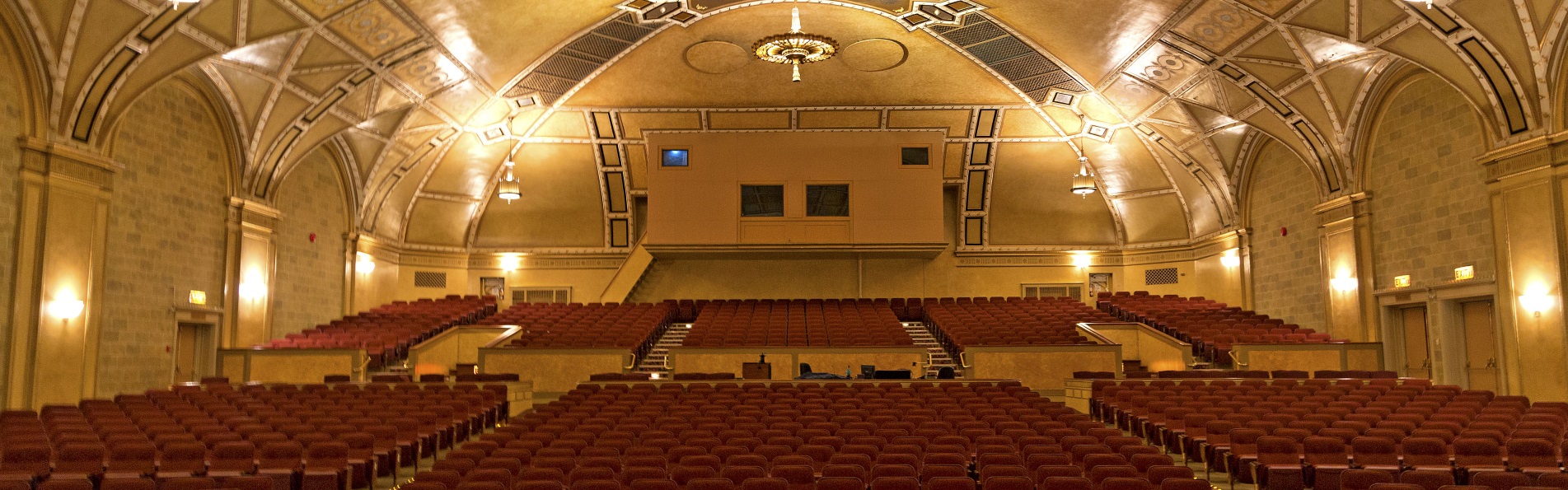 empty auditorium seats