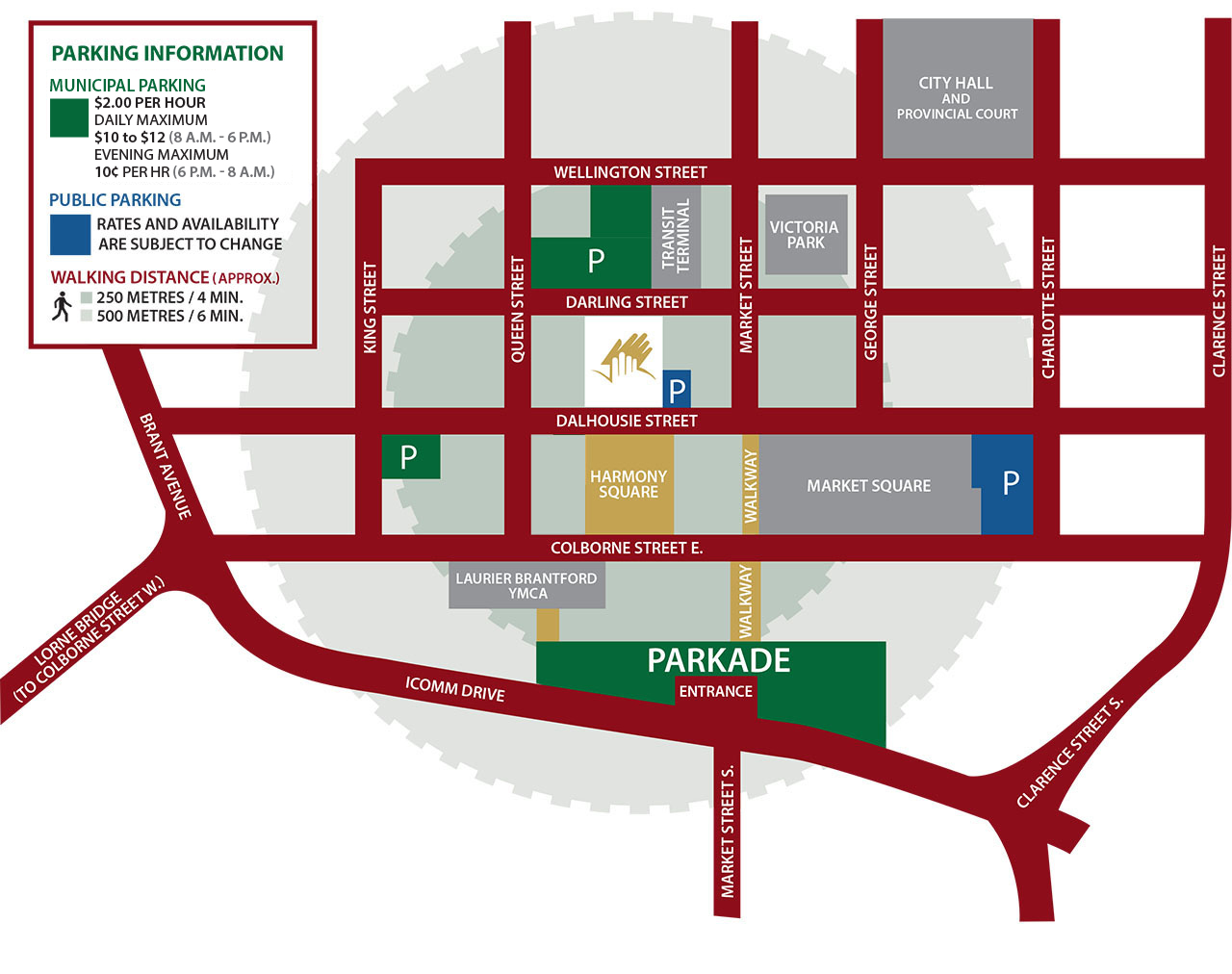 Getting Here Sanderson Centre